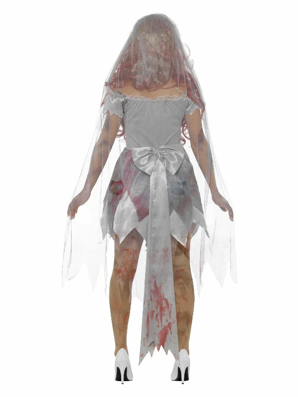 Smiffys USA Costumes Zombie Bride Women's Costume 5 Smiffys USA Costumes Zombie Bride Women's Costume