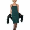 Smiffys USA 20s Flapper Teal Women's Costume Costumes