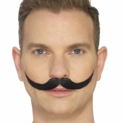 Smiffys USA Makeup & SFX The English Moustache, Black