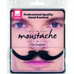 Smiffys USA Makeup & SFX The English Moustache, Black