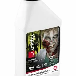Smiffys USA Smiffys Make-Up FX, Zombie Liquid Latex, Clear