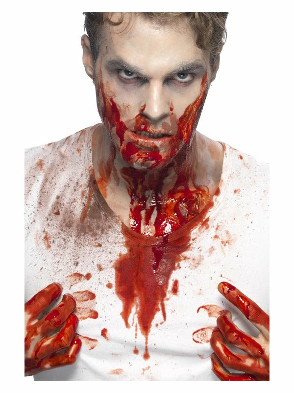 Smiffys USA Smiffys Make-Up FX, Blood Bottle, Red Makeup & SFX 4 Smiffys USA Smiffys Make-Up FX, Blood Bottle, Red Makeup & SFX