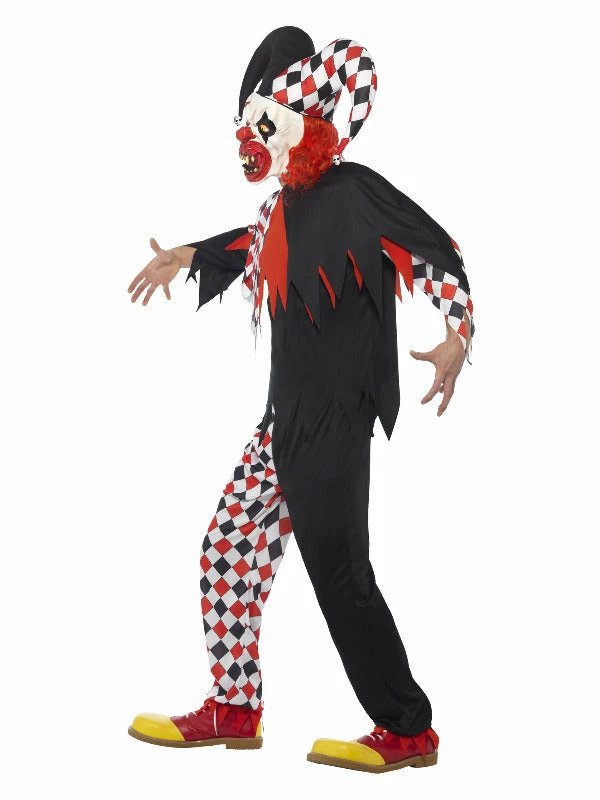 Smiffys USA Costumes Crazed Jester Adult Halloween Costume 4 Smiffys USA Costumes Crazed Jester Adult Halloween Costume