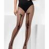 Smiffys USA Accessories Skeleton Bone Women's Black Net Tights