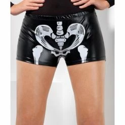 Smiffys USA Fever Miss Skeleton Whiplash Women's Hotpants