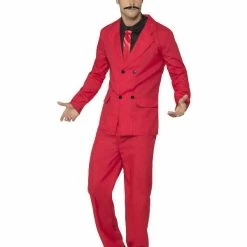 Smiffys USA 20s Red Men's Zoot Suit