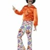 Smiffys USA 60s Groovy Flared Men's Trousers