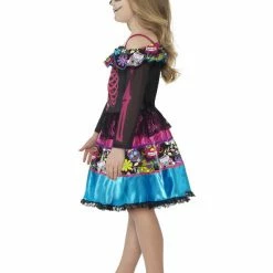 Smiffys USA Costumes Day Of The Dead Sweetheart Costume