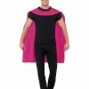 Smiffys USA Cape & Eye Mask Adult Pink