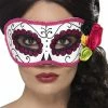 Smiffys USA Masks Day Of The Dead Eyemask Women's
