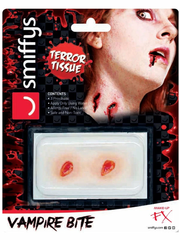 Smiffys USA Makeup & SFX Smiffys Make-Up FX, Horror Transfer, Vampire Bite 3 Smiffys USA Makeup & SFX Smiffys Make-Up FX, Horror Transfer, Vampire Bite