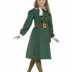 Smiffys USA World War 2 Girl's Costume