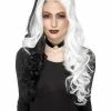 Smiffys USA Wigs & Beards Deluxe Evil Madame Dalmatian Black And White Wig