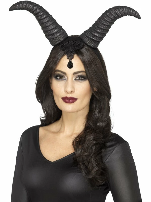 Smiffys USA Accessories Demonic Queen Women's Horns 3 Smiffys USA Accessories Demonic Queen Women's Horns