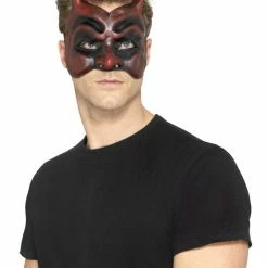 Smiffys USA Masquerade Devil Men's Mask Masks