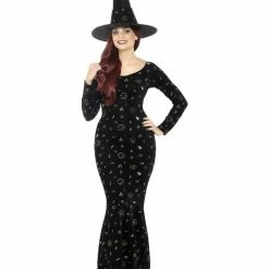 Smiffys USA Deluxe Black Magic Ouija Witch Costume