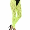 Smiffys USA 80s Lace Leggings Neon Green Women's Accessories