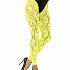 Smiffys USA Accessories 80s Lace Leggings
