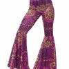 Smiffys USA 60s 70s Flared Women's Psychedelic Trousers Costumes 1 Smiffys USA 60s 70s Flared Women's Psychedelic Trousers Costumes