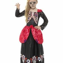 Smiffys USA Day Of The Dead Girl Costume Costumes