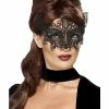 Smiffys USA Embroidered Lace Filigree Swirl Women's Eyemask Masks 2 Smiffys USA Embroidered Lace Filigree Swirl Women's Eyemask Masks