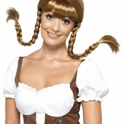Smiffys USA Wigs & Beards Bavarian Babe Women's Plaited Wig