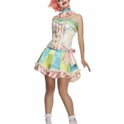 Smiffys USA Fever Vintage Womens Clown Costume Costumes