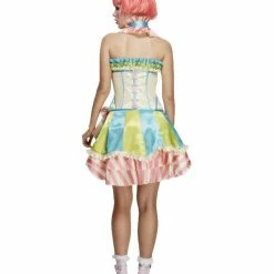Smiffys USA Fever Vintage Womens Clown Costume Costumes 7 Smiffys USA Fever Vintage Womens Clown Costume Costumes