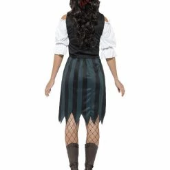 Smiffys USA Costumes Pirate Deckhand Women's Costume