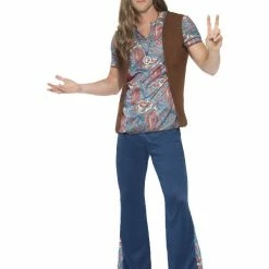 Smiffys USA Costumes 60's Orion The Hippie Men's Costume