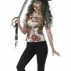 Smiffys USA Costumes Zombie Pirate Wench T-Shirt