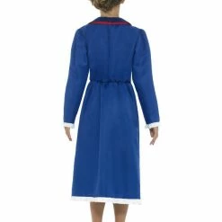 Smiffys USA Victorian Nanny Girls Blue Costume Costumes
