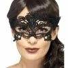 Smiffys USA Masks Embroidered Lace Filigree Heart Women's Eyemask