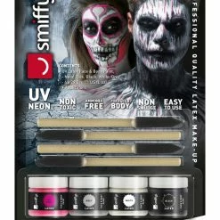 Smiffys USA Makeup & SFX Smiffys Make-Up FX, Neon Skeleton Liquid Latex Kit