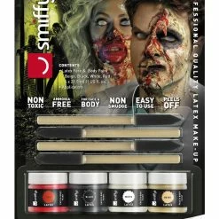 Smiffys USA Smiffys Make-Up FX, Zombie Liquid Latex Kit