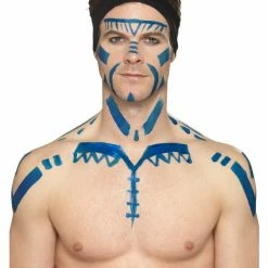 Smiffys USA Smiffys Make-Up FX, Blue Liquid Latex Kit,