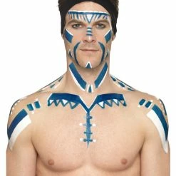 Smiffys USA Smiffys Make-Up FX, Blue Liquid Latex Kit,