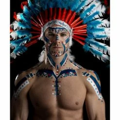 Smiffys USA Smiffys Make-Up FX, Blue Liquid Latex Kit,