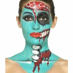Smiffys USA Smiffys Make-Up FX, Turquoise Liquid Latex Kit