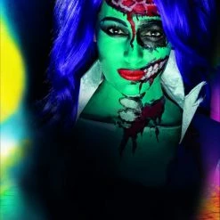 Smiffys USA Smiffys Make-Up FX, Turquoise Liquid Latex Kit