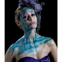 Smiffys USA Smiffys Make-Up FX, Turquoise Liquid Latex Kit