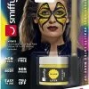 Smiffys USA Smiffys Make-Up FX, Yellow Liquid Latex Kit Makeup & SFX