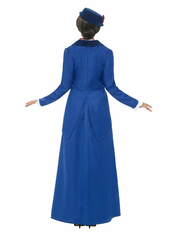 Smiffys USA Victorian Nanny Women's Blue Costume Costumes 5 Smiffys USA Victorian Nanny Women's Blue Costume Costumes