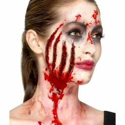 Smiffys USA Makeup & SFX Smiffys Make-Up FX, Latex Claw Wound Scar, Red
