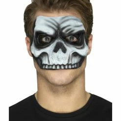 Smiffys USA Smiffys Make-Up FX, Foam Latex Skull, White