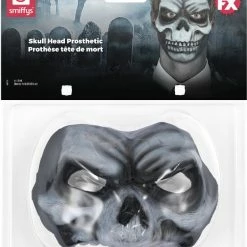 Smiffys USA Smiffys Make-Up FX, Foam Latex Skull, White