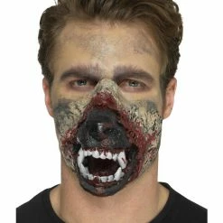 Smiffys USA Smiffys Make-Up FX, Foam Latex Werewolf, Brown Makeup & SFX