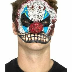 Smiffys USA Smiffys Make-Up FX, Foam Latex Clown, White Makeup & SFX
