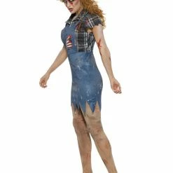 Smiffys USA Zombie Hillbilly Women's Costume