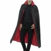 Smiffys USA Reversible Vampire Dracula Men's Cape Costumes 1 Smiffys USA Reversible Vampire Dracula Men's Cape Costumes